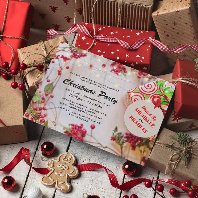 Invitación Fiesta de feriado de Navidades corporativos rusos (Subido por el creador)