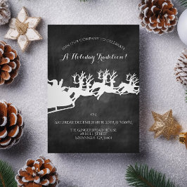 Invitación Fiesta de feriado de Navidades de compañía rusa