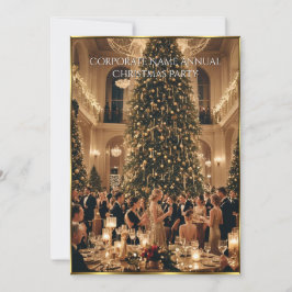 Invitación Fiesta de feriado de Navidades de la Compañía