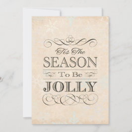 Invitación Fiesta de feriado de navidades es temporada de ale