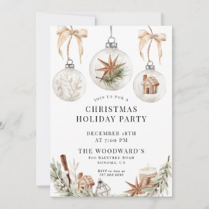 Invitación Fiesta de feriado de Navidades rusos