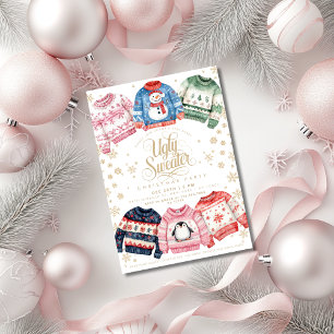 Invitación Fiesta de feriado de Navidades suaves