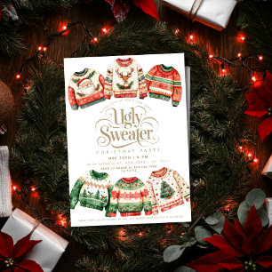 Invitación Fiesta de feriado de Navidades suaves