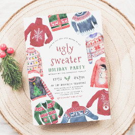 Invitación Fiesta de feriado de Navidades suaves