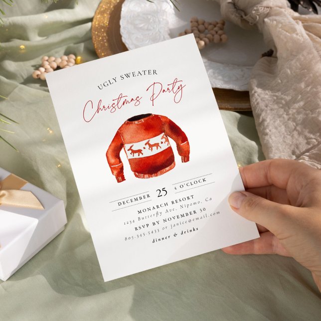 Invitación Fiesta de feriado de Navidades suaves (Subido por el creador)