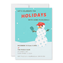 Fiesta de feriado de voleibol, hombre de nieve hum