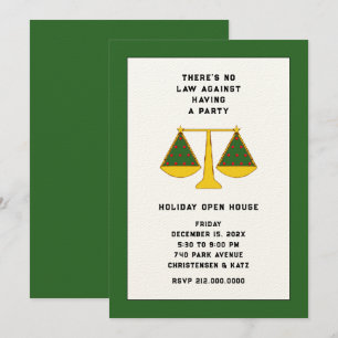 Invitación Fiesta de feriado del abogado