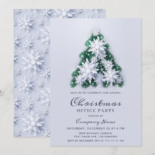 Invitación Fiesta de feriados corporativos para Navidades con