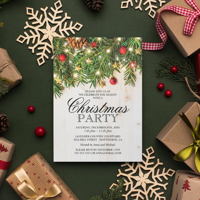 Invitación Fiesta de feriados de Navidades de negocios rusos (Subido por el creador)