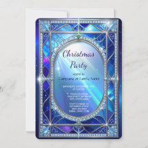Fiesta de fiesta azul oval decorativa