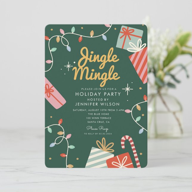Invitación Fiesta de fiesta jingle de Navidades con canto lig (Subido por el creador)
