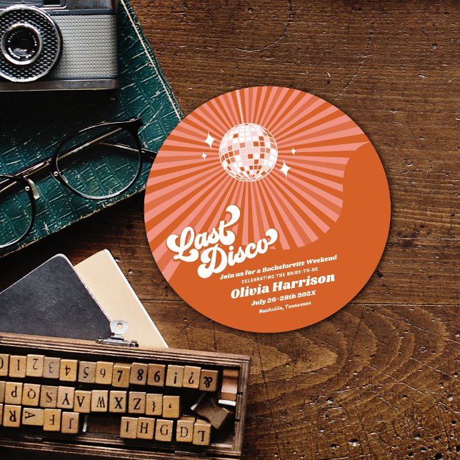 Invitación Fiesta de fin de semana de Bachelorette de Last Di (Subido por el creador)