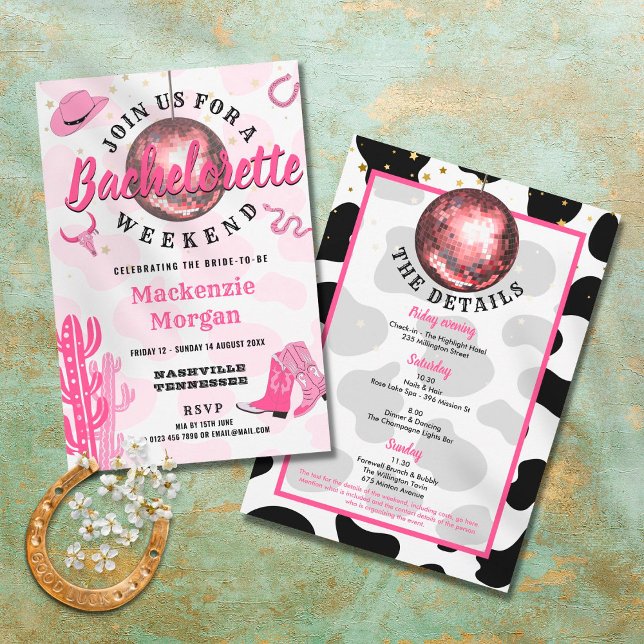 Invitación Fiesta de fin de semana de despedida de soltera Di (Subido por el creador)