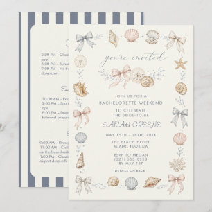 Invitación Fiesta de Fin de Semana de Despedida de Soltera en