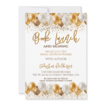 Fiesta de firma de lanzamiento de libros