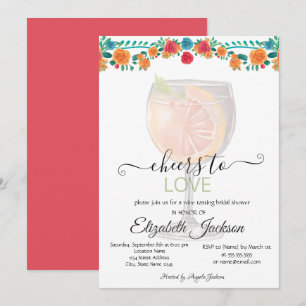 Invitación Fiesta de Flores Mexicanas Margarita Despedida de
