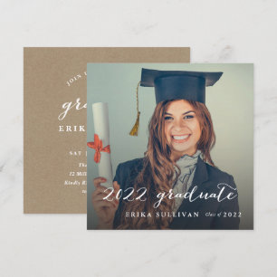 Invitación Fiesta de foto de graduación Script 2020