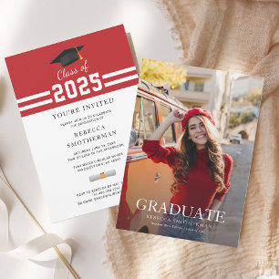 Invitación Fiesta de fotografía de graduación 2025