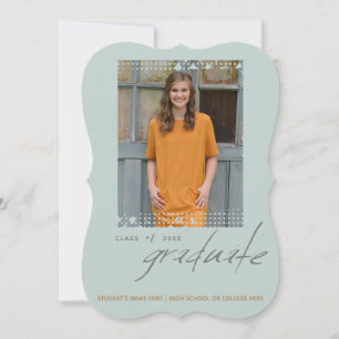 Invitación Fiesta de fotografía de graduación simple