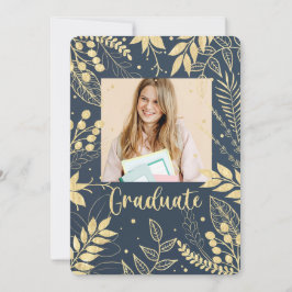 Invitación Fiesta de fotografía de Personalizado graduado
