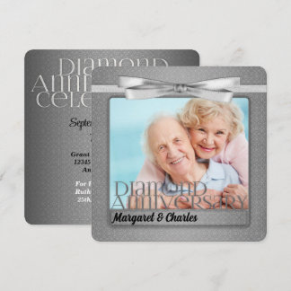 Invitación fiesta de fotografía Personalizado del 60° Anivers