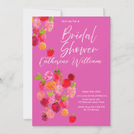 Invitación Fiesta de fruta dulce y jugosa ducha de novia