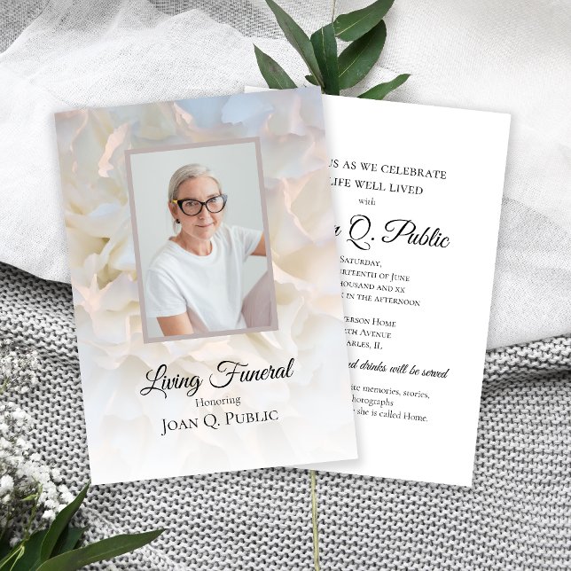 Invitación Fiesta de funerales vivos florales de la Carnación (Subido por el creador)