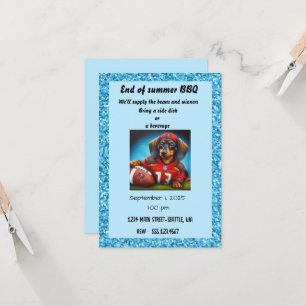 Invitación Fiesta de fútbol