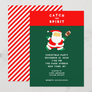 Invitación Fiesta de Fútbol de Navidad