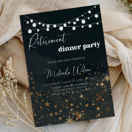 Invitación Fiesta de Gala de Jubilación de la Galaxia de Lujo