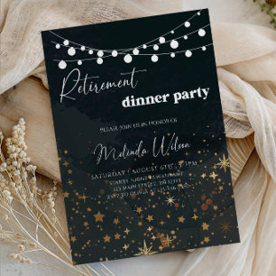Invitación Fiesta de Gala de Jubilación de la Galaxia de Lujo
