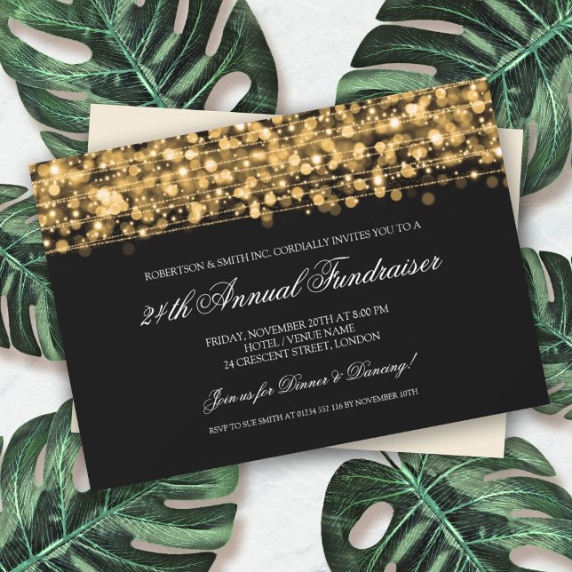 Invitación Fiesta de Gala de Recaudación de Fondos Empresaria (Subido por el creador)