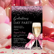 Fiesta de Galentine's Day Champagne Pink Coquette