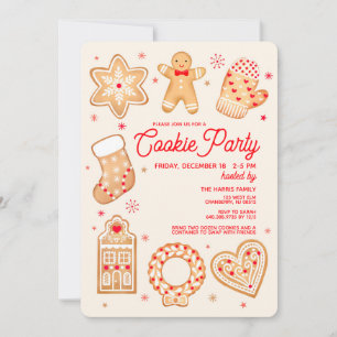 Invitación Fiesta de Galletas