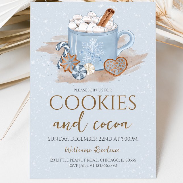 Invitación Fiesta de Galletas y Cacao Navideña (Subido por el creador)