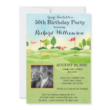 Fiesta de golf de cualquier partido de cumpleaños