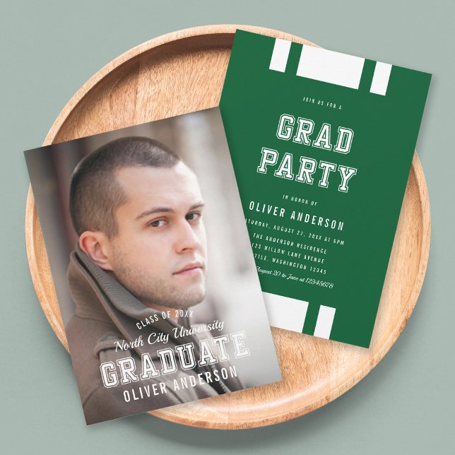 Invitación Fiesta de Grado de Grado Editable de Variedad de C (Subido por el creador)