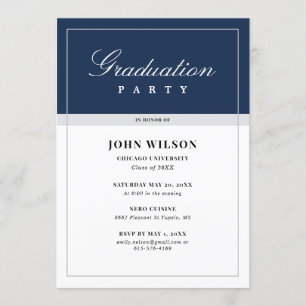 Invitación Fiesta de Graduación