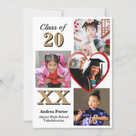 Invitación Fiesta de Graduación a Través de los Años