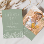 Invitación Fiesta de Graduación Bohemio de Flor Silvestre Ver<br><div class="desc">Evoca la belleza de la naturaleza y el espíritu de celebración con nuestra Invitación Bohemia para Fiesta de Graduación Wildflower Bloom. Adornada con vibrantes flores silvestres y acentos bohemios caprichosos, esta invitación establece el tono perfecto para una memorable soirée de graduación. Cada detalle está cuidadosamente diseñado para capturar la esencia...</div>