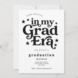 Invitación Fiesta de Graduación, Clase de 2026, Moderno y Ten