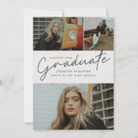 Fiesta de Graduación Collage de Fotos con Letra Mo