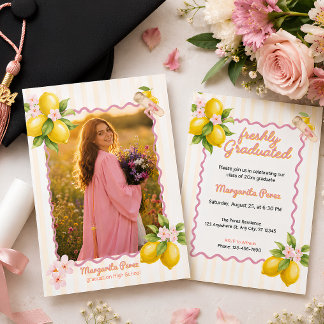 Invitación Fiesta de Graduación con Foto Personalizada para G
