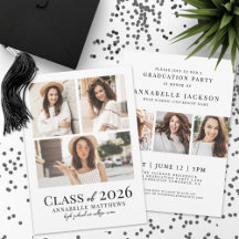 Fiesta de Graduación con Fotos Elegantes
