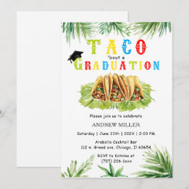 Invitación Fiesta de Graduación con Tacos