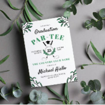 Fiesta de Graduación con Tema de Golf y Vegetación