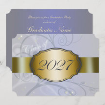 Fiesta de Graduación Cosecha Azul Cielo y Oro 2027