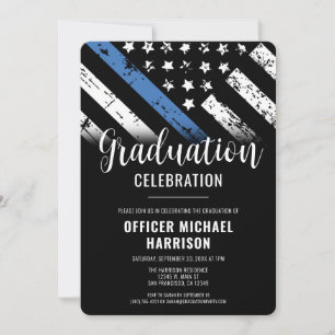 Invitación Fiesta de Graduación de Agente de Policía