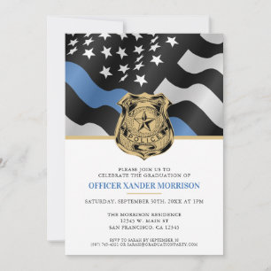 Invitación Fiesta de Graduación de Agente de Policía de la Fu