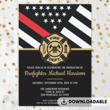 Fiesta de graduación de bomberos de la Academia de